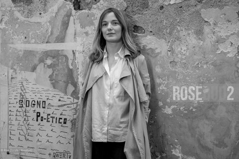 Rome May 17, 2019..Eleonora Marangoni, writer, graduated in Paris in comparative literature and works as a copywriter and communication consultant, a candidate for the Strega Prize with the novel Lux/Eleonora Marangoni, scrittrice, laureata a Parigi in letteratura comparata e lavora come copywriter e consulente di comunicazione, candidata al Premio Strega con il romanzo Lux. ©Rino Bianchi/Rosebud2