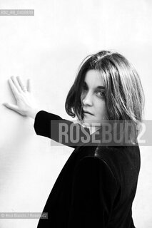 Rome February 15, 2019..Giulia Martini, poet and philologist, photographed in Rome/Giulia Martini, poetessa e filologa, fotografata a Roma. ©Rino Bianchi/Rosebud2