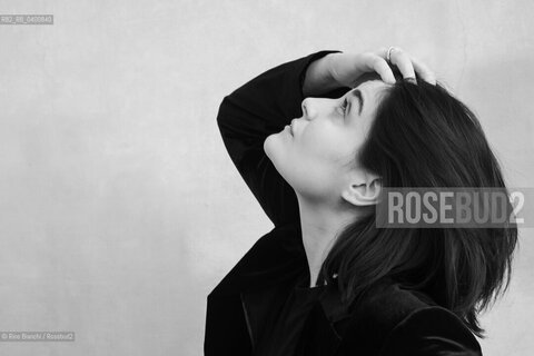 Rome February 15, 2019..Giulia Martini, poet and philologist, photographed in Rome/Giulia Martini, poetessa e filologa, fotografata a Roma. ©Rino Bianchi/Rosebud2