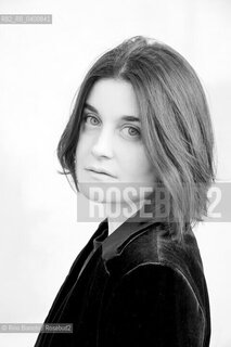 Rome February 15, 2019..Giulia Martini, poet and philologist, photographed in Rome/Giulia Martini, poetessa e filologa, fotografata a Roma. ©Rino Bianchi/Rosebud2