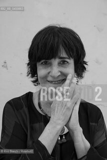 Perugia May 13, 2017..Rosa Montero Gayo, a Spanish journalist and writer, photographed in Perugia/Rosa Montero Gayo, giornalista e scrittrice spagnola, fotografata a Perugia.. ©Rino Bianchi/Rosebud2