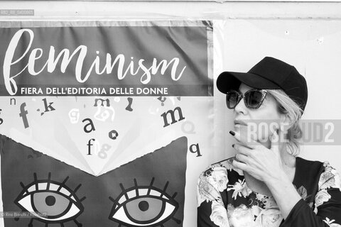 Rome March 9, 2018..Paola Nazzaro, Italian costume disigner, set designer and writer, photographed in the garden of the Casa Internazionale delle Donne of Rome /Paola Nazzaro, ciostumista, scenografa e scrittrice, fotografata nel giardino della Casa Internazionale delle Donne di Roma. ©Rino Bianchi/Rosebud2