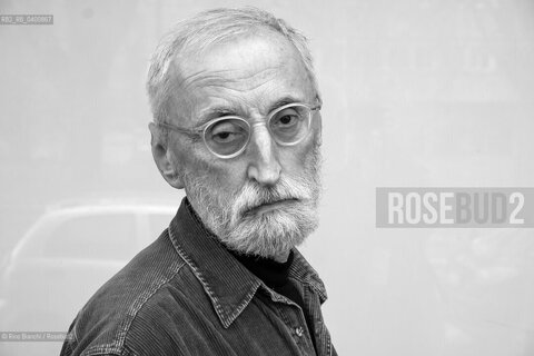 Rome March 18, 2018..Antonio Moresco, Italian writer, author of narrative, theatrical and essay works, photographed in Rome/Antonio Moresco, scrittore italiano, autore di opere narrative, teatrali e saggistiche, fotografato a Roma. ©Rino Bianchi/Rosebud2