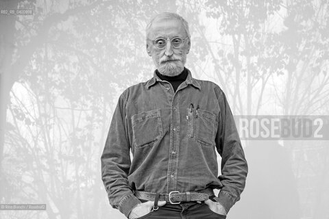 Rome March 18, 2018..Antonio Moresco, Italian writer, author of narrative, theatrical and essay works, photographed in Rome/Antonio Moresco, scrittore italiano, autore di opere narrative, teatrali e saggistiche, fotografato a Roma. ©Rino Bianchi/Rosebud2