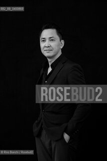 Rome July 13, 2017..Viet Thanh Nguyen, a US-born Vietnamese writer, Pulitzer Prize for fiction with her debut novel The sympathizer, photographed in Rome in the Basilica of Massenzio/Viet Thanh Nguyen, scrittore vietnamita naturalizzato statunitense, Premio Pulitzer per la narrativa con il suo romanzo desordio Il simpatizzante, fotografato a Roma nella Basilica di Massenzio.. ©Rino Bianchi/Rosebud2