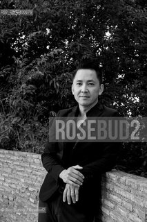 Rome July 13, 2017..Viet Thanh Nguyen, a US-born Vietnamese writer, Pulitzer Prize for fiction with her debut novel The sympathizer, photographed in Rome in the Basilica of Massenzio/Viet Thanh Nguyen, scrittore vietnamita naturalizzato statunitense, Premio Pulitzer per la narrativa con il suo romanzo desordio Il simpatizzante, fotografato a Roma nella Basilica di Massenzio.. ©Rino Bianchi/Rosebud2