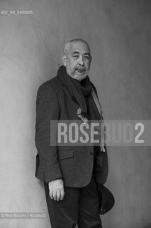 Rome May 6, 2019..Leonardo Padura, writer, essayist, journalist and screenwriter, awarded the Princess of Asturias Prize for Literature, photographed in Rome at Piazza Navona/Leonardo Padura, scrittore, saggista, giornalista e sceneggiatore, insignito del Premio Principessa delle Asturie per la letteratura, fotografato a Roma a Piazza Navona. ©Rino Bianchi/Rosebud2
