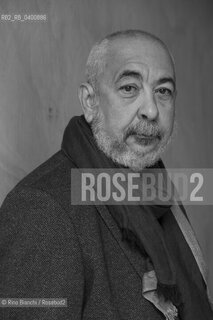 Rome May 6, 2019..Leonardo Padura, writer, essayist, journalist and screenwriter, awarded the Princess of Asturias Prize for Literature, photographed in Rome at Piazza Navona/Leonardo Padura, scrittore, saggista, giornalista e sceneggiatore, insignito del Premio Principessa delle Asturie per la letteratura, fotografato a Roma a Piazza Navona. ©Rino Bianchi/Rosebud2