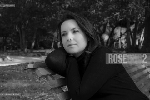 Rome March 29, 2019..Melissa Panarello, also known as Melissa P., writer, television author, astrology expert, photographed in Rome in the park of Villa Celimontana/Melissa Panarello, nota anche come Melissa P., scrittrice, autrice televisiva, esperta di astrologia, fotografata a Roma nel parco di Villa Celimontana. ©Rino Bianchi/Rosebud2