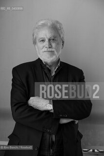 Rome May 10, 2019..Roberto Pazzi, poet, writer and journalist, photographed in Rome in the Napoleonic Museum spaces/Roberto Pazzi, poeta, scrittore e giornalista, fotografato a Roma negli spazi del Museo Napoleonico. ©Rino Bianchi/Rosebud2