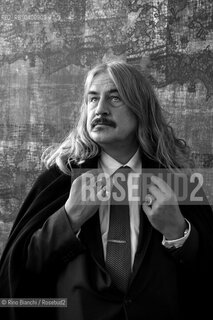 Rome December 8, 2018..Ilja Leonard Pfeijffer, poet, novelist, polemicist and Dutch scholar, Genoese by adoption, photographed in Rome in the spaces of La Nuvola.Ilja Leonard Pfeijffer, poeta, romanziere, polemista e studioso olandese, genovese dadozione, fotografato a Roma negli spazi de La Nuvola. ©Rino Bianchi/Rosebud2