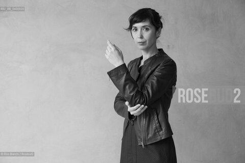 Rome May 7, 2019..Edurne Portela, writer and journalist, lived for a long time in the United States, where she received a doctorate in Hispanic Literatures from the University of North Carolina, photographed in Rome at Piazza Navona/Edurne Portela, scrittrice e giornalista, ha vissuto a lungo negli Stati Uniti, dove ha conseguito un dottorato in Letterature ispaniche presso la University of North Carolina, fotografata a Roma a Piazza Navona. ©Rino Bianchi/Rosebud2