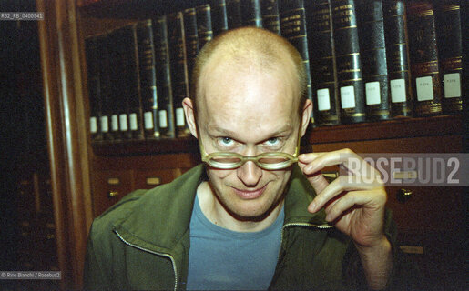 Rome, October 28, 2008..Arno Geiger, Austrian writer, poet, and playwright, photographed in Rome at the Austrian Cultural Institute/Arno Geiger, scrittore, poeta e drammaturgo austriaco, fotografato a Roma negli spazi dellIstituto di Cultura Austriaco. ©Rino Bianchi/Rosebud2