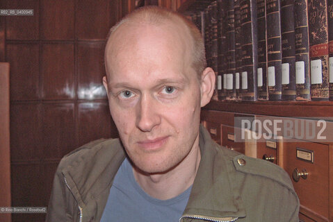 Rome, October 28, 2008..Arno Geiger, Austrian writer, poet, and playwright, photographed in Rome at the Austrian Cultural Institute/Arno Geiger, scrittore, poeta e drammaturgo austriaco, fotografato a Roma negli spazi dellIstituto di Cultura Austriaco. ©Rino Bianchi/Rosebud2