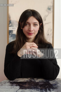 Rome December 7, 2025..Matilde Falasca, a debuting writer, photographed in Rome at La Nuvola/Matilde Falasca, scrittrice esordiente, fotografata a Roma negli spazi de La Nuvola. ©Rino Bianchi/Rosebud2