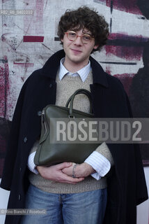 Rome December 8, 2025..Edoardo Prati, an Italian cultural influencer originally from Rimini, who rose to fame on social media for spreading classical literature, philosophy, and history, connecting the classics to contemporary life through accessible and engaging language, was photographed in Rome at La Nuvola/Edoardo Prati, influencer culturale italiano originario di Rimini, diventato famoso sui social per divulgare letteratura classica, filosofia e storia, collegando i classici alla vita contemporanea attraverso un linguaggio accessibile e coinvolgente, fotografato a Roma negli spazi de La Nuvola. ©Rino Bianchi/Rosebud2