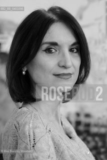 Rome December 7, 2025..Cinzia Giorgio, writer, professor of Womens History and Art History at the Decentralized Experimental University of Rome, expert in Renaissance History, specializing in Womens Studies, photographed in Rome at La Nuvola/Cinzia Giorgio scrittrice, docente di Storia delle Donne e Storia dellArte allUniversità Sperimentale Decentrata di Roma esperta di Storia del Rinascimento, specializzata in Womens Studies, fotografata a Roma negli spazi de La Nuvola. ©Rino Bianchi/Rosebud2