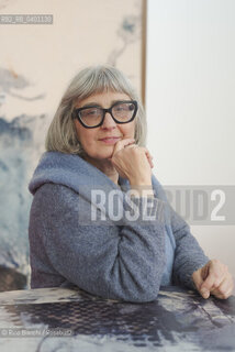 Rome December 7, 2025..Carola Susani, a writer, made her debut in 1995 with the novel Il libro di Teresa, which won the Bagutta award for best first work. She is the general director of the Fondo Moravia Association and on the editorial board of the magazine Nuovi argomenti. She was photographed in Rome at La Nuvola/Carola Susani, scrittrice, ha esordito nel 1995 con il  romanzo Il libro di Teresa con il quale ha vinto il premio Bagutta opera prima, è alla direzione generale dell’Associazione Fondo Moravia e nel comitato editoriale della rivista Nuovi argomenti, fotografata a Roma negli spazi de La Nuvola. ©Rino Bianchi/Rosebud2