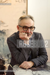 Rome December 7, 2025..Angelo Ferracuti, writer and contributor to Il Manifesto and La Lettura, photographed in Rome at La Nuvola/Angelo Ferracuti, scrittore, collaboratore de Il Manifesto e La Lettura, fotografato a Roma negli spazi de La Nuvola. ©Rino Bianchi/Rosebud2