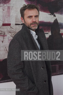 Rome December 8, 2025..Paolo Giordano, a physicist by training and a writer, the young winner of the Strega Prize, photographed in Rome in the spaces of Fuksass La Nuvola/Paolo Giordano, fisico di formazione, scrittore, il giovane vincitore del Premio Strega, fotografato a Roma negli spazi de La Nuvola di Fuksas. ©Rino Bianchi/Rosebud2