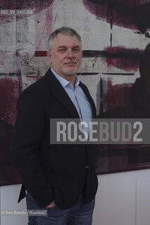 Rome December 8, 2025..Lirio Abbate, journalist and essayist, author of investigations into the Mafia, photographed in Rome at La Nuvola/Lirio Abbate giornalista e saggista, autore di inchieste sulla mafia, fotografato a Roma negli spazi de La Nuvola. ©Rino Bianchi/Rosebud2