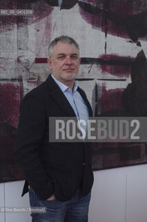 Rome December 8, 2025..Lirio Abbate, journalist and essayist, author of investigations into the Mafia, photographed in Rome at La Nuvola/Lirio Abbate giornalista e saggista, autore di inchieste sulla mafia, fotografato a Roma negli spazi de La Nuvola. ©Rino Bianchi/Rosebud2