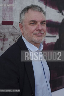 Rome December 8, 2025..Lirio Abbate, journalist and essayist, author of investigations into the Mafia, photographed in Rome at La Nuvola/Lirio Abbate giornalista e saggista, autore di inchieste sulla mafia, fotografato a Roma negli spazi de La Nuvola. ©Rino Bianchi/Rosebud2