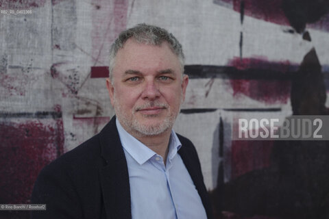 Rome December 8, 2025..Lirio Abbate, journalist and essayist, author of investigations into the Mafia, photographed in Rome at La Nuvola/Lirio Abbate giornalista e saggista, autore di inchieste sulla mafia, fotografato a Roma negli spazi de La Nuvola. ©Rino Bianchi/Rosebud2