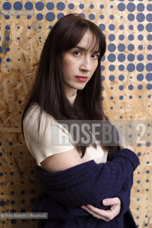 Rome March 21, 2026..Felicia Kingsley, pseudonym of Serena Artioli, architect and bestselling author who has sold more than 1,000,000 copies in Italy, photographed in Piazza Euclide in Rome/Felicia Kingsley, pseudonimo di Serena Artioli, architetto e scrittrice bestseller arrivando a vendere in Italia più di 1 000 000 di copie, fotografata a Roma a Piazza Euclide. ©Rino Bianchi/Rosebud2