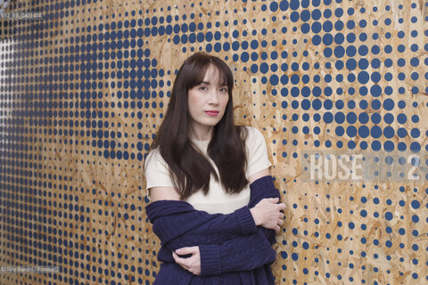 Rome March 21, 2026..Felicia Kingsley, pseudonym of Serena Artioli, architect and bestselling author who has sold more than 1,000,000 copies in Italy, photographed in Piazza Euclide in Rome/Felicia Kingsley, pseudonimo di Serena Artioli, architetto e scrittrice bestseller arrivando a vendere in Italia più di 1 000 000 di copie, fotografata a Roma a Piazza Euclide. ©Rino Bianchi/Rosebud2