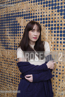 Rome March 21, 2026..Felicia Kingsley, pseudonym of Serena Artioli, architect and bestselling author who has sold more than 1,000,000 copies in Italy, photographed in Piazza Euclide in Rome/Felicia Kingsley, pseudonimo di Serena Artioli, architetto e scrittrice bestseller arrivando a vendere in Italia più di 1 000 000 di copie, fotografata a Roma a Piazza Euclide. ©Rino Bianchi/Rosebud2