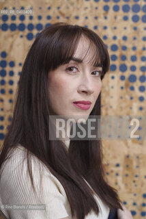 Rome March 21, 2026..Felicia Kingsley, pseudonym of Serena Artioli, architect and bestselling author who has sold more than 1,000,000 copies in Italy, photographed in Piazza Euclide in Rome/Felicia Kingsley, pseudonimo di Serena Artioli, architetto e scrittrice bestseller arrivando a vendere in Italia più di 1 000 000 di copie, fotografata a Roma a Piazza Euclide. ©Rino Bianchi/Rosebud2