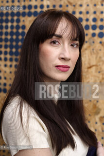 Rome March 21, 2026..Felicia Kingsley, pseudonym of Serena Artioli, architect and bestselling author who has sold more than 1,000,000 copies in Italy, photographed in Piazza Euclide in Rome/Felicia Kingsley, pseudonimo di Serena Artioli, architetto e scrittrice bestseller arrivando a vendere in Italia più di 1 000 000 di copie, fotografata a Roma a Piazza Euclide. ©Rino Bianchi/Rosebud2