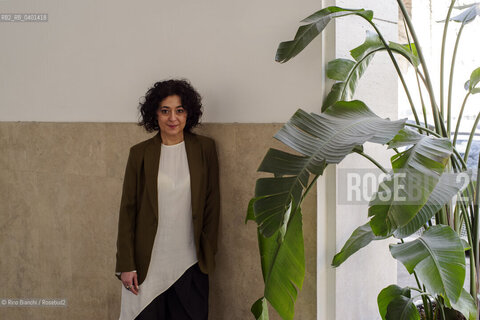 Rome March 21, 2026..Ece Temelkuran is a Turkish journalist, writer, and activist. She was a columnist for Milliyet and Habertürk, but was fired from the latter after writing articles critical of the government, particularly on the massacre of Kurds on the Turkish-Iraqi border in December 2011. Considered Turkeys most read political columnist, she has twice been ranked among the ten most influential people on social media, photographed near Piazza Euclide in Rome/Ece Temelkuran giornalista, scrittrice e attivista turca. E stata editorialista per Milliyet e Habertürk, ed è stata licenziata da questo dopo aver scritto articoli critici nei confronti del governo, in particolare sul massacro di curdi al confine tra Turchia e Iraq del dicembre 2011. Considerata editorialista politico più letto della Turchia ed è stata classificata due volte tra le dieci persone più influenti dei social media, fotografata a Roma nei pressi di Piazza Euclide. ©Rino Bianchi/Rosebud2