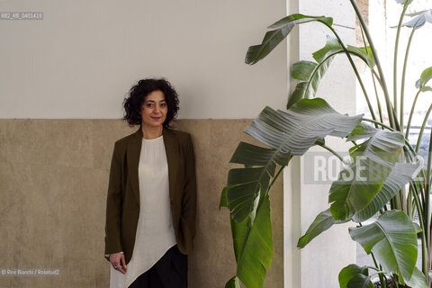 Rome March 21, 2026..Ece Temelkuran is a Turkish journalist, writer, and activist. She was a columnist for Milliyet and Habertürk, but was fired from the latter after writing articles critical of the government, particularly on the massacre of Kurds on the Turkish-Iraqi border in December 2011. Considered Turkeys most read political columnist, she has twice been ranked among the ten most influential people on social media, photographed near Piazza Euclide in Rome/Ece Temelkuran giornalista, scrittrice e attivista turca. E stata editorialista per Milliyet e Habertürk, ed è stata licenziata da questo dopo aver scritto articoli critici nei confronti del governo, in particolare sul massacro di curdi al confine tra Turchia e Iraq del dicembre 2011. Considerata editorialista politico più letto della Turchia ed è stata classificata due volte tra le dieci persone più influenti dei social media, fotografata a Roma nei pressi di Piazza Euclide. ©Rino Bianchi/Rosebud2