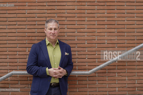 Rome March 21, 2026..Chris Pavone, writer, ghostwriter, editor, and mystery writer, photographed in Rome at the Auditorium Parco della Musica/Chris Pavone, scrittore, ghostwriter ed editor, giallista, fotografato a Roma negli spazi dellAuditorium Parco della Musica. ©Rino Bianchi/Rosebud2