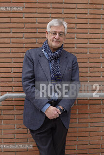 Rome March 22, 2026..Bruno Arpaia, writer, journalist, translator, and editor, photographed in Rome at the Auditorium Parco della Musica/Bruno Arpaia, scrittore, giornalista, traduttore ecuratore editoriale, fotografato a Roma negli spazi dellAuditorium Parco della Musica. ©Rino Bianchi/Rosebud2