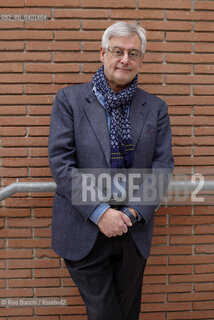 Rome March 22, 2026..Bruno Arpaia, writer, journalist, translator, and editor, photographed in Rome at the Auditorium Parco della Musica/Bruno Arpaia, scrittore, giornalista, traduttore ecuratore editoriale, fotografato a Roma negli spazi dellAuditorium Parco della Musica. ©Rino Bianchi/Rosebud2