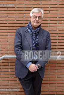 Rome March 22, 2026..Bruno Arpaia, writer, journalist, translator, and editor, photographed in Rome at the Auditorium Parco della Musica/Bruno Arpaia, scrittore, giornalista, traduttore ecuratore editoriale, fotografato a Roma negli spazi dellAuditorium Parco della Musica. ©Rino Bianchi/Rosebud2