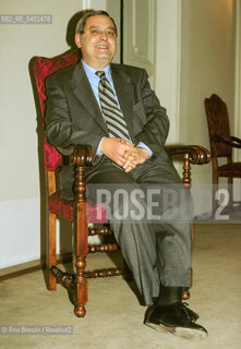 Roma 16 aprile 2002..Vittorio Messori, scrittore, fotografato a Roma. ©Rino Bianchi/Rosebud2