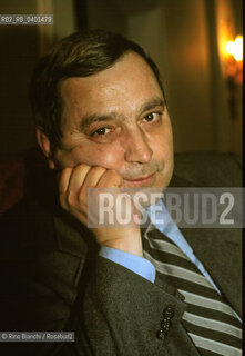 Roma 16 aprile 2002..Vittorio Messori, scrittore, fotografato a Roma. ©Rino Bianchi/Rosebud2