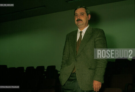 Roma 8 marzo 1999...Vittorio Messori, scrittore, fotografato a Roma. ©Rino Bianchi/Rosebud2