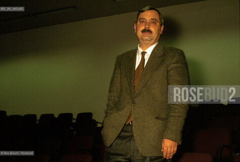 Roma 8 marzo 1999...Vittorio Messori, scrittore, fotografato a Roma. ©Rino Bianchi/Rosebud2