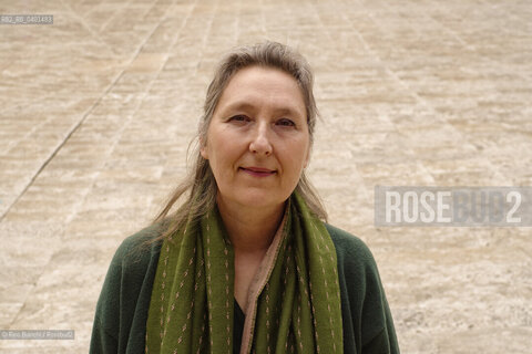 Rome March 22, 2026..Marie Darrieussecq, French writer, a student at the École normale supérieure in 1990 and a doctor of literature, photographed in the spaces of the Auditorium Parco della Musica/Marie Darrieussecq, scrittrice francese, allieva nel 1990 della École normale supérieure e dottore in letteratura, fotografata negli spazi dellAuditorium Parco della Musica. ©Rino Bianchi/Rosebud2