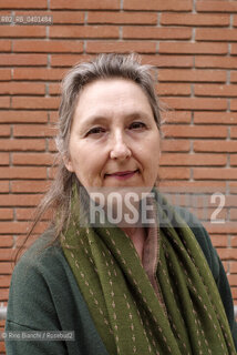 Rome March 22, 2026..Marie Darrieussecq, French writer, a student at the École normale supérieure in 1990 and a doctor of literature, photographed in the spaces of the Auditorium Parco della Musica/Marie Darrieussecq, scrittrice francese, allieva nel 1990 della École normale supérieure e dottore in letteratura, fotografata negli spazi dellAuditorium Parco della Musica. ©Rino Bianchi/Rosebud2