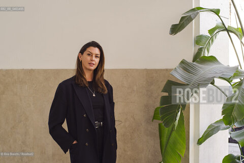 Rome March 21, 2026..Phoebe Greenwood, writer, freelance journalist from Jerusalem for the Guardian, the Daily Telegraph and the Sunday Times, foreign policy expert, photographed in Rome near Piazza Euclide/Phoebe Greenwood, scrittrice, giornalista freelance da Gerusalemme per il Guardian, il Daily Telegraph e il Sunday Times, esperta di politica estera, fotografata a Roma nei pressi di Piazza Euclide. ©Rino Bianchi/Rosebud2