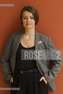 Rome March 22, 2026..Yaryna Grusha, a writer, Italian scholar, and university professor originally from the Vinnytsia region of Ukraine, photographed in Rome at the Auditorium Parco della Musica/Yaryna Grusha scrittrice, italianista e docente universitaria originaria della regione di Vinnytsia, in Ucraina, fotografata a Roma negli spazi dellAuditorium Parco della musica. ©Rino Bianchi/Rosebud2