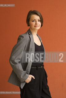 Rome March 22, 2026..Yaryna Grusha, a writer, Italian scholar, and university professor originally from the Vinnytsia region of Ukraine, photographed in Rome at the Auditorium Parco della Musica/Yaryna Grusha scrittrice, italianista e docente universitaria originaria della regione di Vinnytsia, in Ucraina, fotografata a Roma negli spazi dellAuditorium Parco della musica. ©Rino Bianchi/Rosebud2