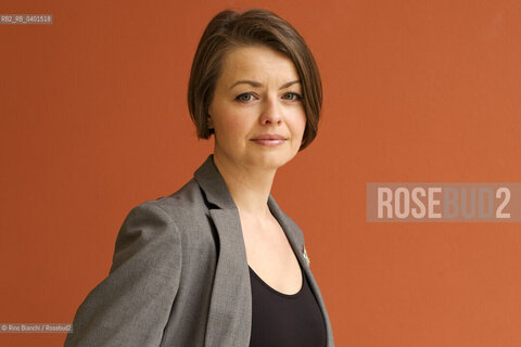 Rome March 22, 2026..Yaryna Grusha, a writer, Italian scholar, and university professor originally from the Vinnytsia region of Ukraine, photographed in Rome at the Auditorium Parco della Musica/Yaryna Grusha scrittrice, italianista e docente universitaria originaria della regione di Vinnytsia, in Ucraina, fotografata a Roma negli spazi dellAuditorium Parco della musica. ©Rino Bianchi/Rosebud2