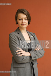 Rome March 22, 2026..Yaryna Grusha, a writer, Italian scholar, and university professor originally from the Vinnytsia region of Ukraine, photographed in Rome at the Auditorium Parco della Musica/Yaryna Grusha scrittrice, italianista e docente universitaria originaria della regione di Vinnytsia, in Ucraina, fotografata a Roma negli spazi dellAuditorium Parco della musica. ©Rino Bianchi/Rosebud2
